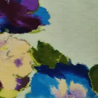 单丝锦粘平纹数码印花