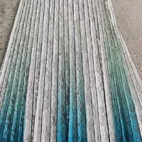 Lace Gradient Print Crinkle